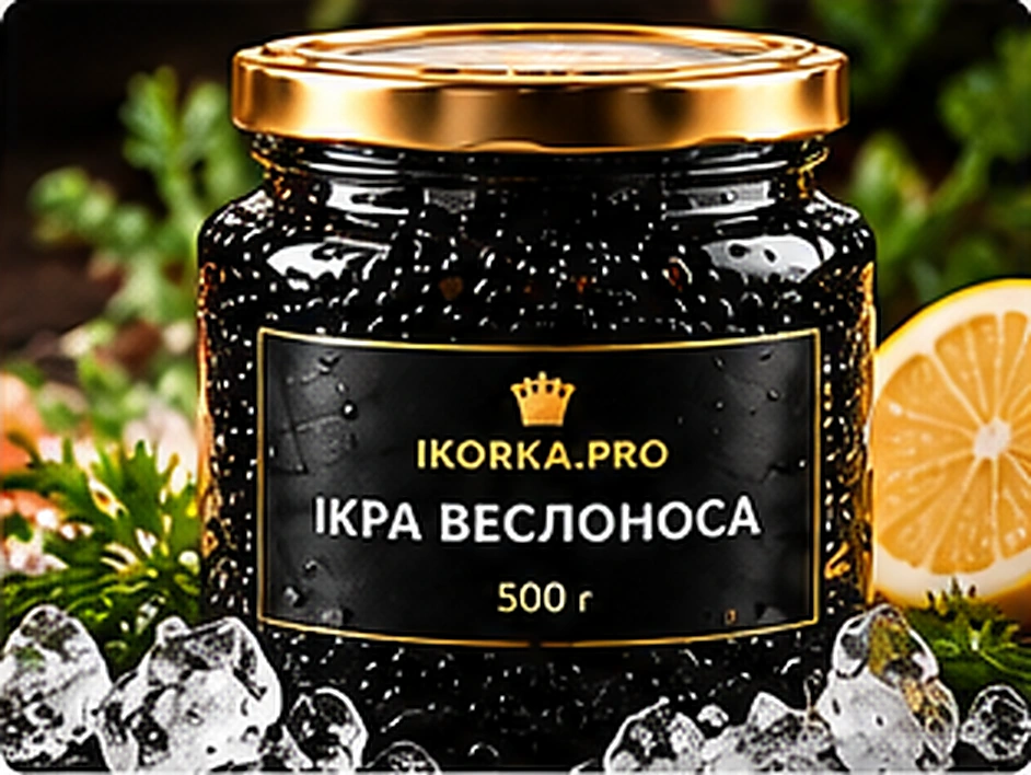 Ікра веслоноса — 500 г